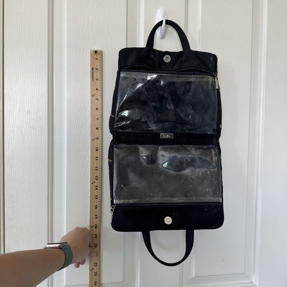 Vintage Neiman Marcus Collection Embroidered Travel Toiletry Bag Make Up Case - Picture 4 of 12